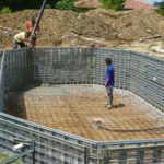 Construction piscine traditionnelle béton MARINAL